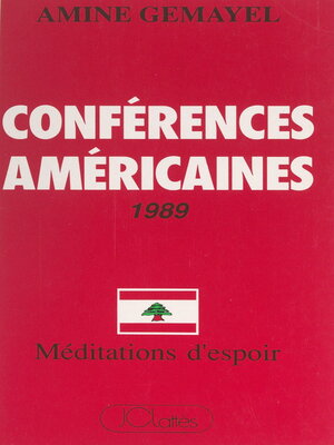 cover image of Conférences américaines 1989